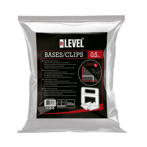 Bolsa clips de nivelación 0.5mm (100 UD)