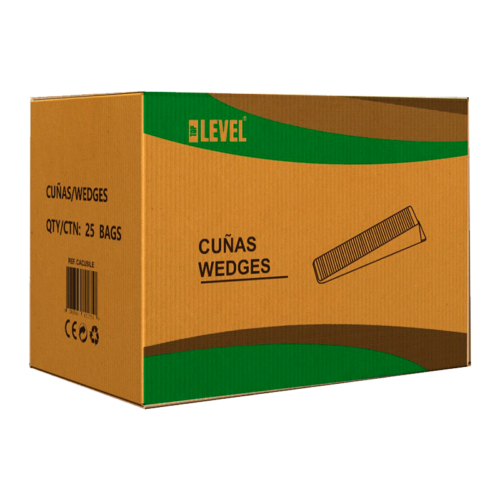 Caja cuñas de nivelación (2500Ud)